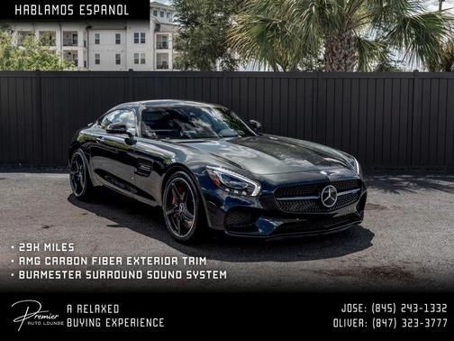 Gray 2016 Mercedes-Benz AMG GT S Coupe 2D