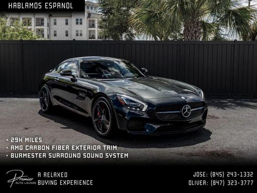 Gray 2016 Mercedes-Benz AMG GT S Coupe 2D