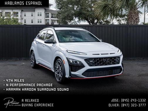 Sonic Blue 2022 Hyundai Kona N N Sport Utility 4D