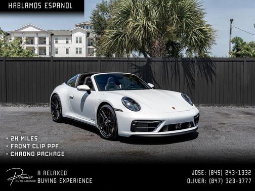 Ice Grey Metallic 2024 Porsche 911 Targa 4S