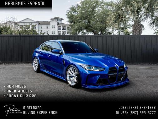 Portimao Blue Metallic 2021 BMW M3 Competition
