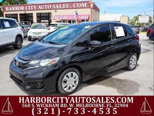 Crystal Black Pearl 2019 Honda Fit LX