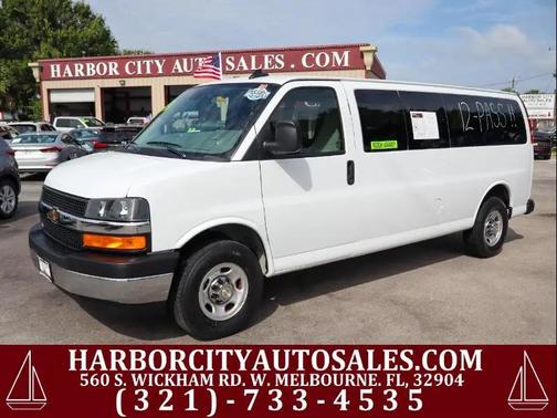 Summit White 2024 Chevrolet Express 3500 RWD 3500 Extended Wheelbase LT