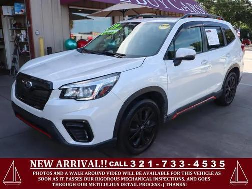 Crystal White Pearl 2019 Subaru Forester Sport