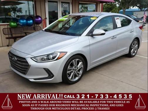 Molten Silver 2017 Hyundai ELANTRA Limited