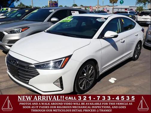 Quartz White Pearl 2020 Hyundai ELANTRA Limited