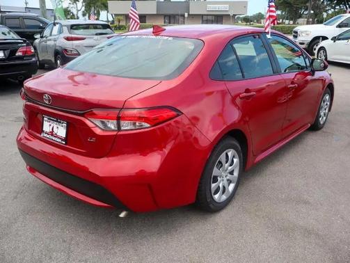 Barcelona Red Metallic 2021 Toyota Corolla LE