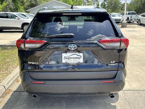 Midnight Black Metallic 2024 Toyota RAV4 Hybrid LE
