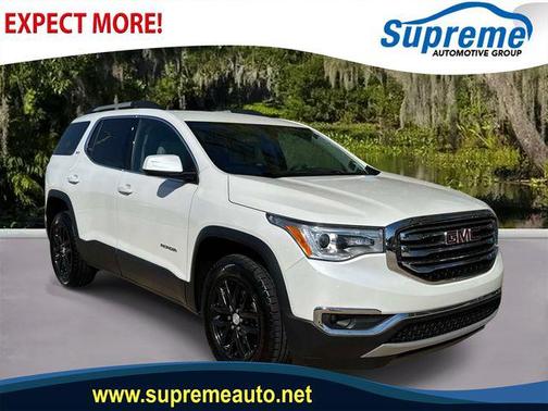 White Frost Tricoat 2018 GMC Acadia SLT-1