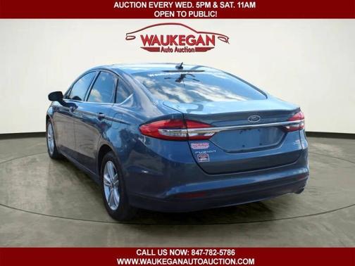 Blue Metallic 2018 Ford Fusion SE FWD