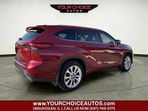 Ruby Flare Pearl 2022 Toyota Highlander Limited AWD (Natl)