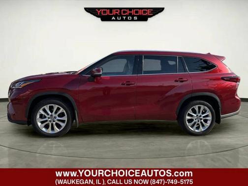 Ruby Flare Pearl 2022 Toyota Highlander Limited AWD (Natl)