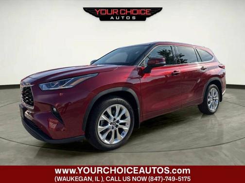 Ruby Flare Pearl 2022 Toyota Highlander Limited AWD (Natl)