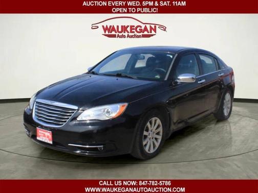 Black 2013 Chrysler 200 4dr Sdn Limited