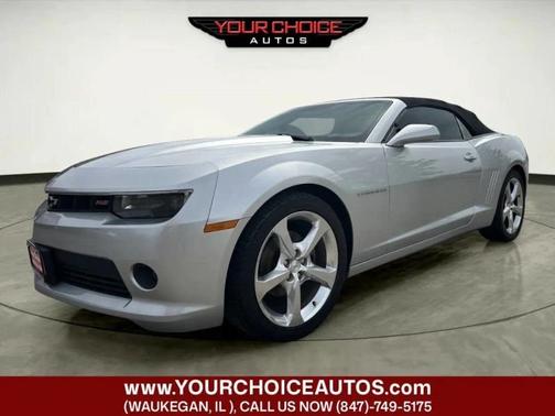 Silver Ice Metallic 2014 Chevrolet Camaro 2dr Conv LT w/2LT