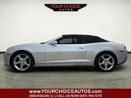 Silver Ice Metallic 2014 Chevrolet Camaro 2dr Conv LT w/2LT