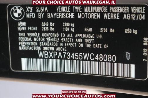 2005 BMW X3 2.5i for sale in Waukegan, IL - image 33
