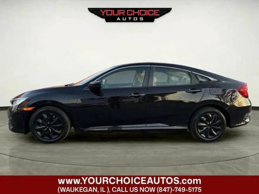 Crystal Black Pearl 2016 Honda Civic 4dr CVT LX