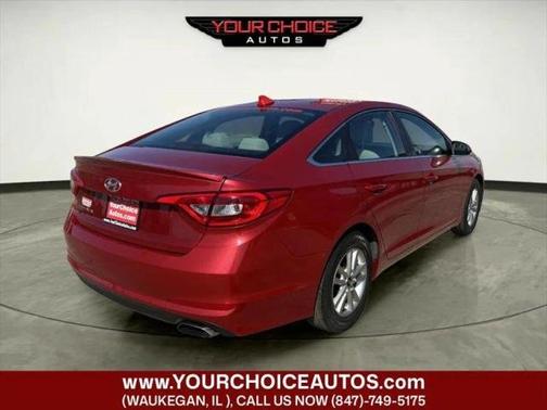 Scarlet Red 2017 Hyundai SONATA SE 2.4L