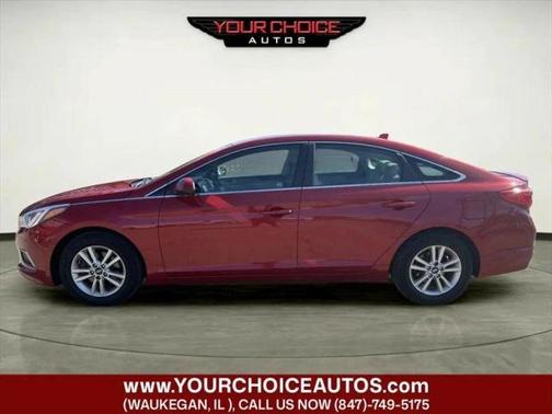 Scarlet Red 2017 Hyundai SONATA SE 2.4L