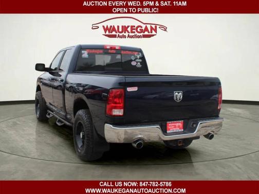 True Blue Pearl 2013 RAM 1500 4WD Quad Cab 140.5" Big Horn