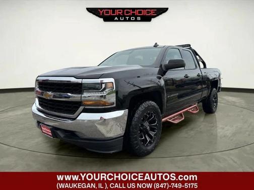 Black 2018 Chevrolet Silverado 1500 4WD Double Cab 143.5" LT w/1LT
