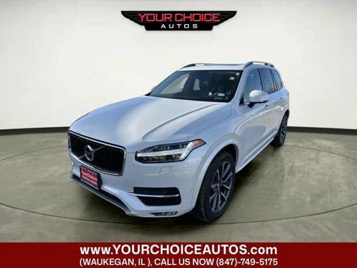 Crystal White Pearl Metallic 2019 Volvo XC90 T6 AWD Momentum