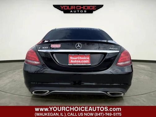 Black 2016 Mercedes-Benz C-Class 4dr Sdn C 300 4MATIC