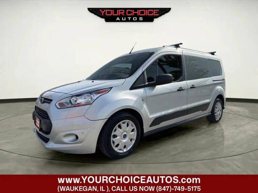 Silver Metallic 2017 Ford Transit Connect XLT LWB w/Rear Symmetrical Doors