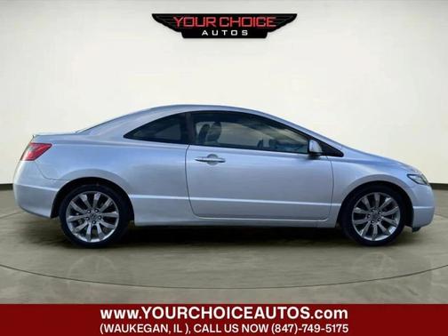 Alabaster Silver Metallic 2007 Honda Civic 2dr AT EX w/Navi
