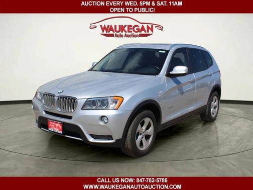 Titanium Silver Metallic 2012 BMW X3 AWD 4dr 28i