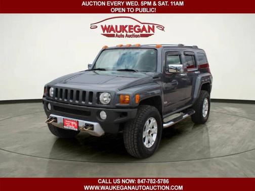 Graphite Metallic 2008 Hummer H3 4WD 4dr SUV Alpha