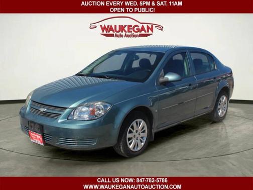 Silver Moss Metallic 2010 Chevrolet Cobalt 4dr Sdn LT w/1LT