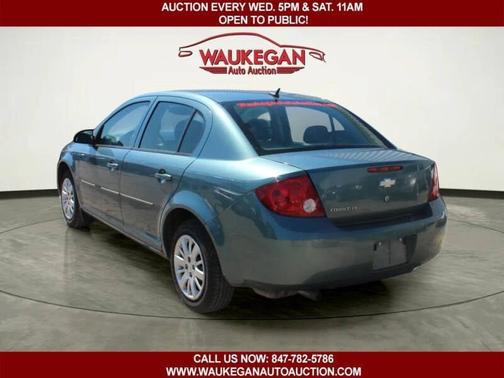 Silver Moss Metallic 2010 Chevrolet Cobalt 4dr Sdn LT w/1LT