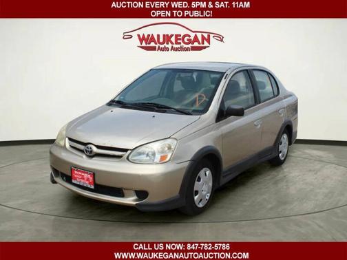 Aqua Ice Opalescent 2003 Toyota ECHO 4dr Sdn Manual (Natl)