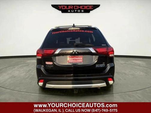 Ruby Black Pearl 2018 Mitsubishi Outlander PHEV GT S-AWC