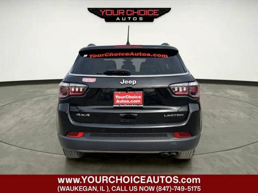 Diamond Black Crystal Pearlcoat 2018 Jeep Compass Limited 4x4