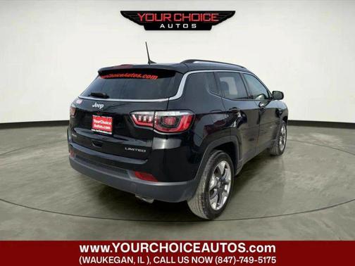 Diamond Black Crystal Pearlcoat 2018 Jeep Compass Limited 4x4