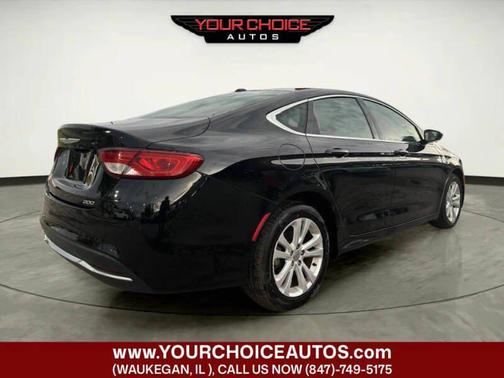 Black Clearcoat 2015 Chrysler 200 4dr Sdn Limited FWD