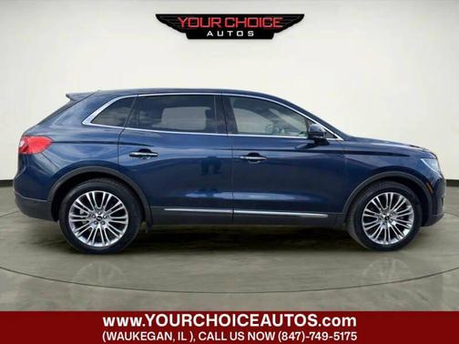 Midnight Sapphire Blue Metallic 2017 Lincoln MKX Reserve AWD