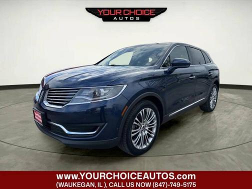 Midnight Sapphire Blue Metallic 2017 Lincoln MKX Reserve AWD