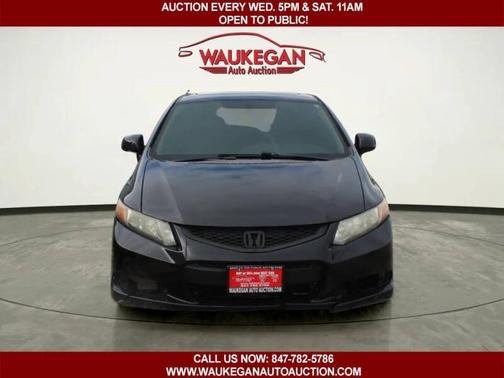 Crystal Black Pearl 2012 Honda Civic 2dr Auto EX