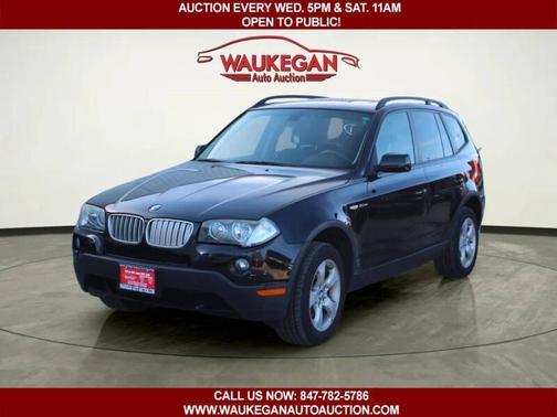 Black Sapphire Metallic 2008 BMW X3 AWD 4dr 3.0si