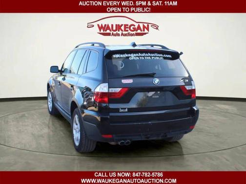 Black Sapphire Metallic 2008 BMW X3 AWD 4dr 3.0si
