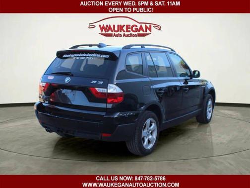 Black Sapphire Metallic 2008 BMW X3 AWD 4dr 3.0si