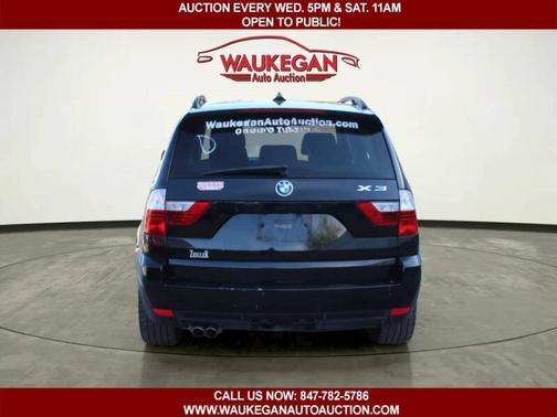Black Sapphire Metallic 2008 BMW X3 AWD 4dr 3.0si