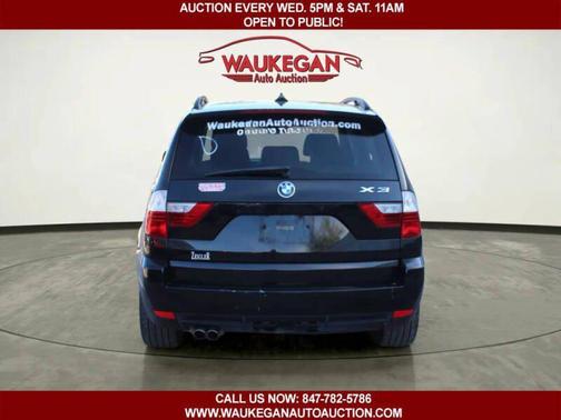 Black Sapphire Metallic 2008 BMW X3 AWD 4dr 3.0si