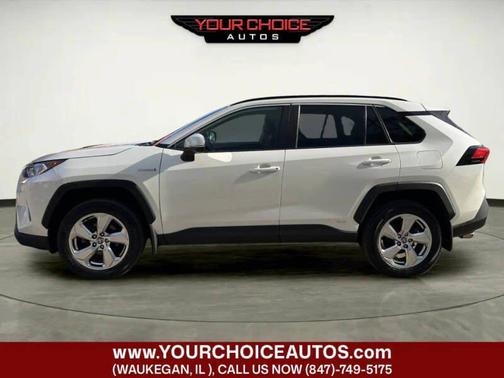 Blizzard Pearl 2021 Toyota RAV4 Hybrid XLE Premium AWD (Natl)