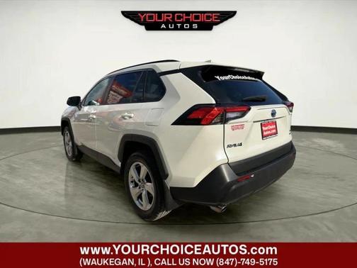 Blizzard Pearl 2021 Toyota RAV4 Hybrid XLE Premium AWD (Natl)