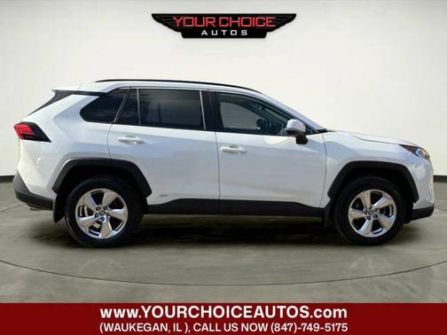 Blizzard Pearl 2021 Toyota RAV4 Hybrid XLE Premium AWD (Natl)